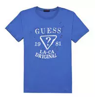 discount t-shirt guess hommes 2013 usa la-ca driginal bleu